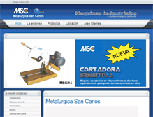 Tablet Screenshot of met-sancarlos.com.ar